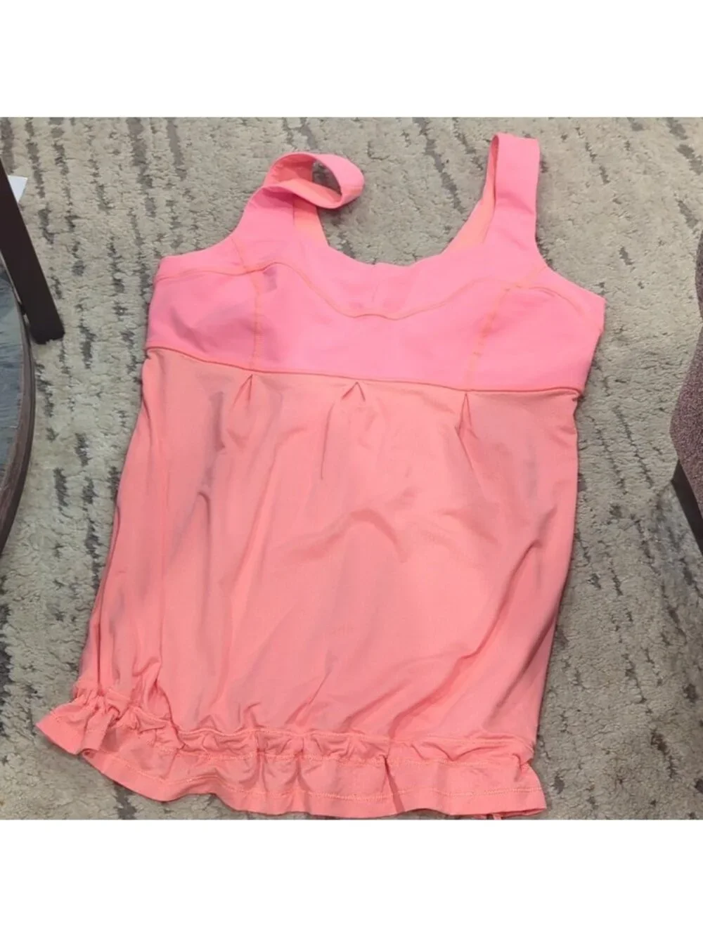 Lululemon Run: Tame Me Tank Pop Orange / flash
